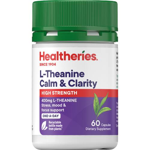 Healtheries Dietary Supplement L-Theanine Calm & Clarity