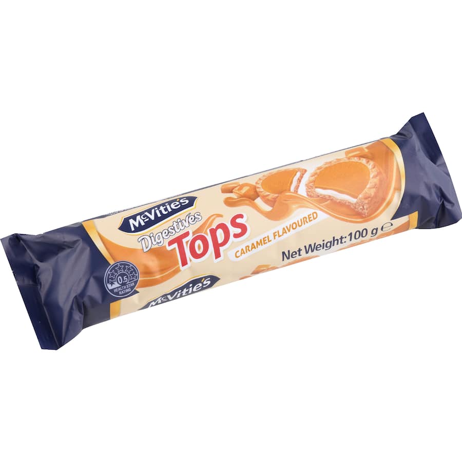 Mcvitie's Biscuits Digestives Tops Caramel