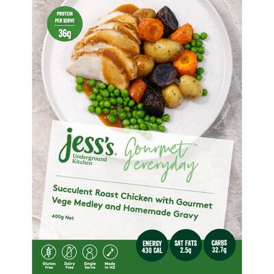 jess's dinner meal roast chicken