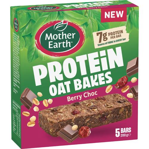 Mother Earth Protein Bars Berry Choc