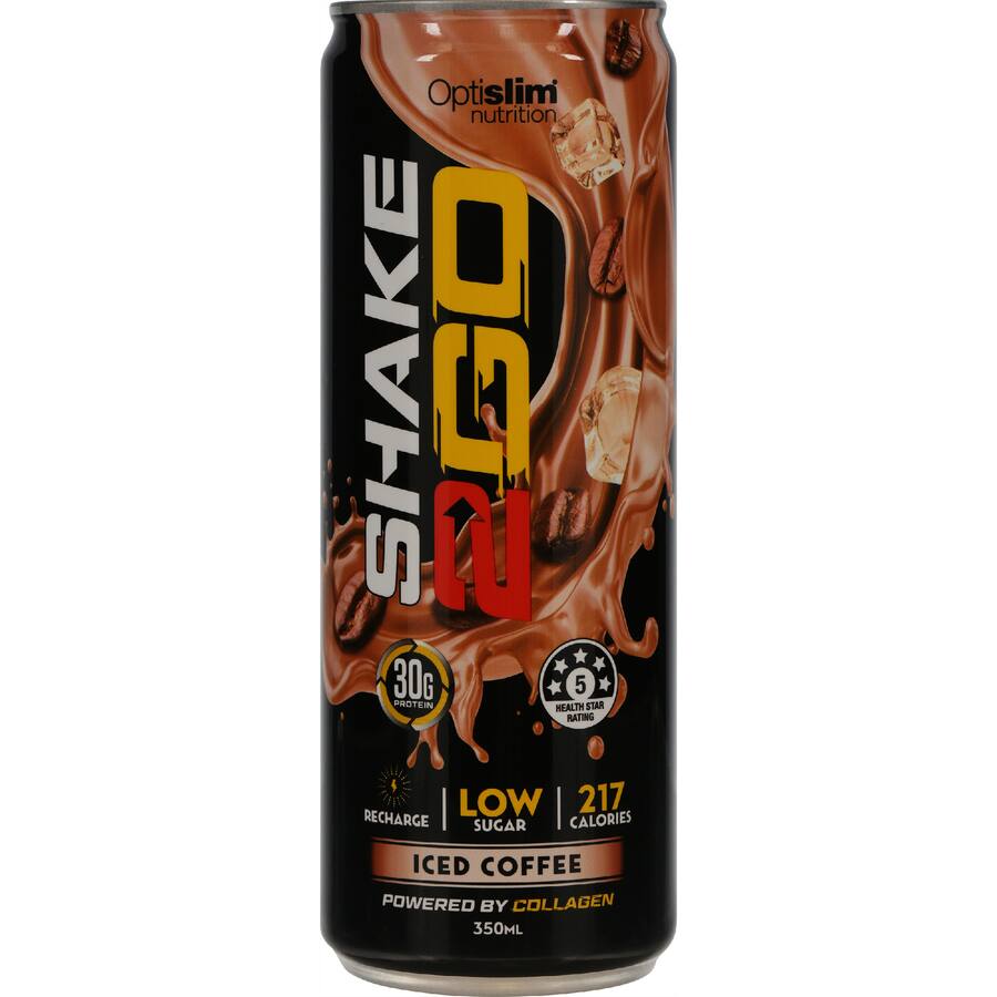 Shake2Go Iced Coffee Optislim Nutrition