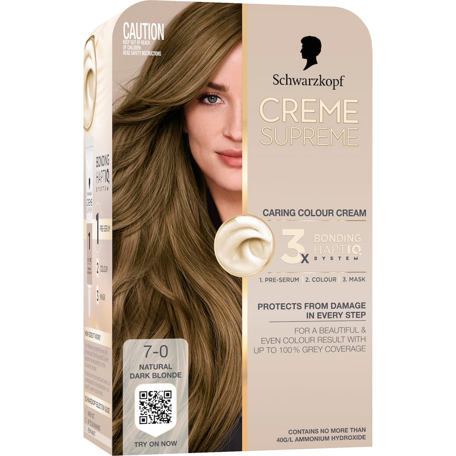 Schwarzkopf Creme Supreme Hair Colour 7-0 Natural Dark Blonde