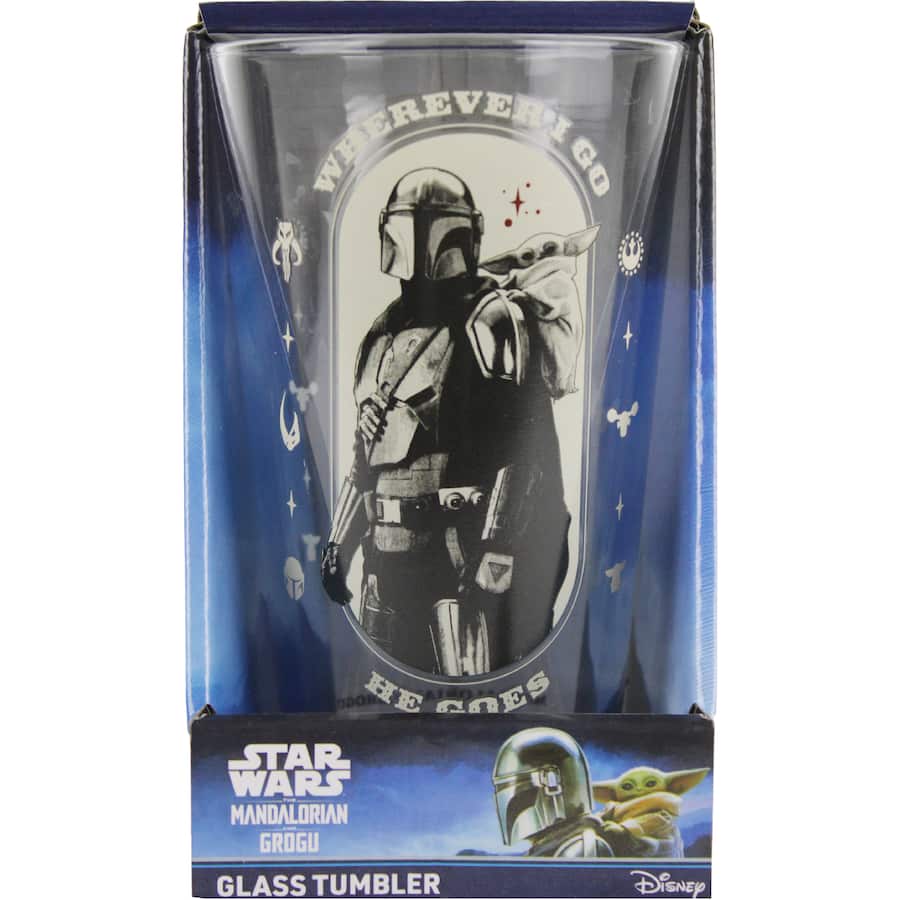 Disney Glass Tumbler Star Wars The Mandalorian