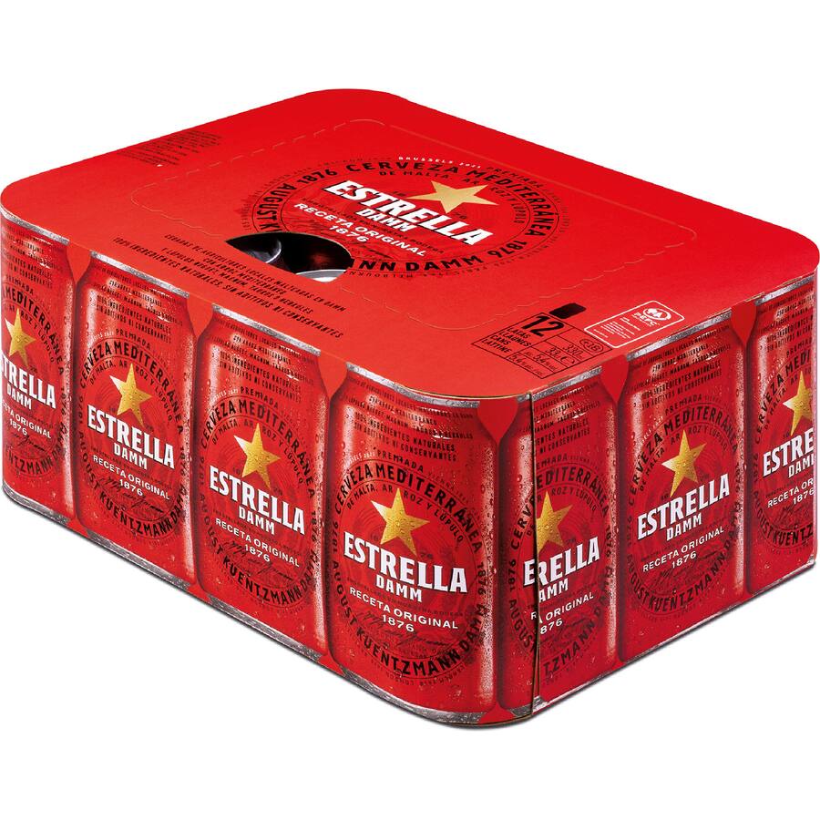 Estrella Damm Beer Lager 4.6%