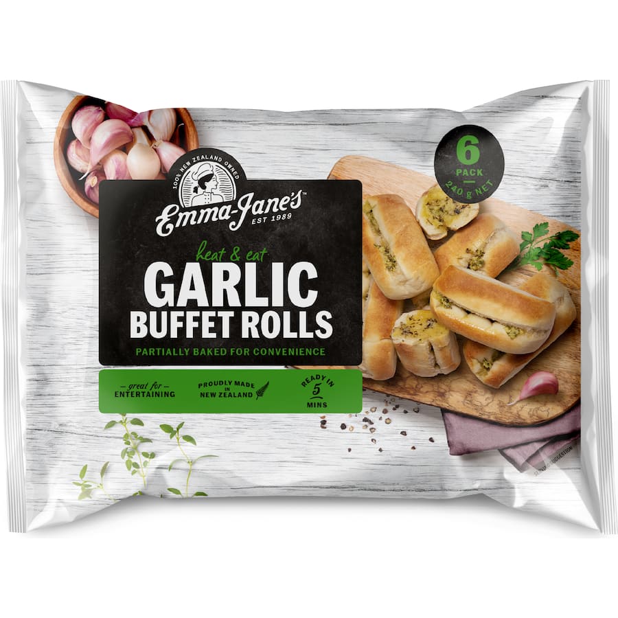 Emma Janes Buffet Rolls Garlic