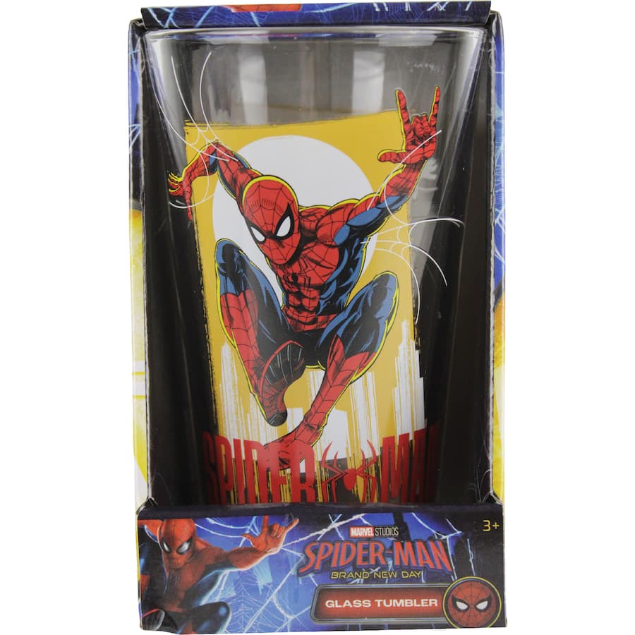 Disney Glass Tumbler Spiderman
