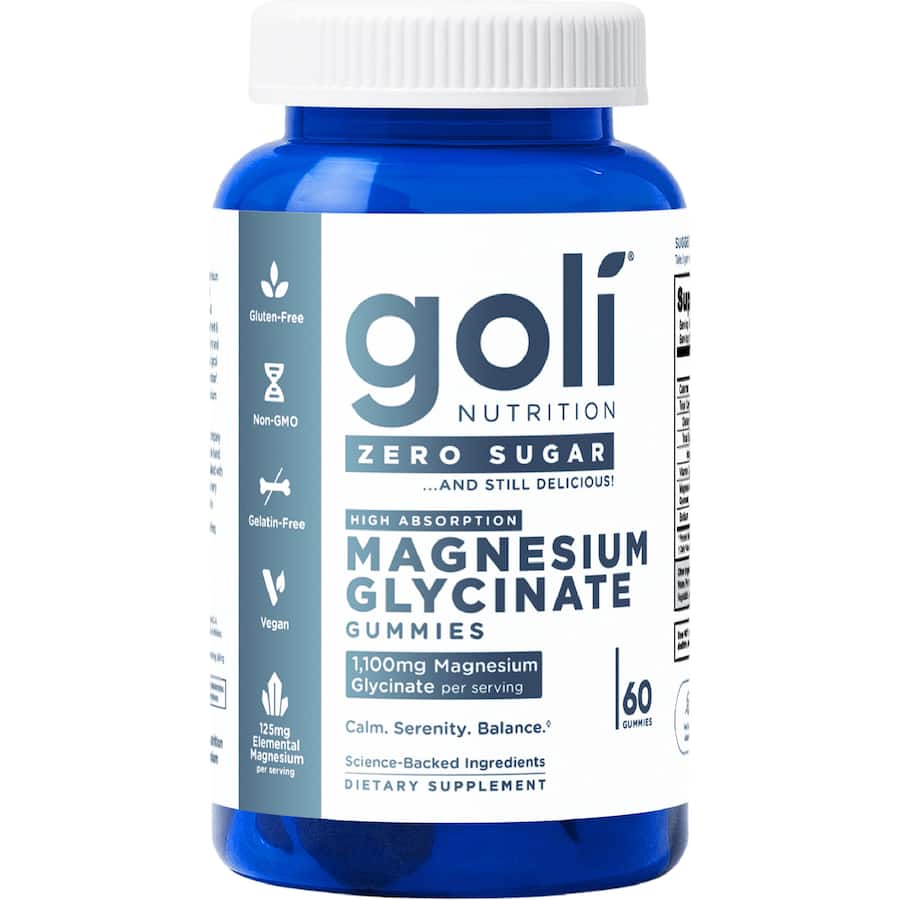 Goli Nutrition Gummies Zero Sugar Magnesium