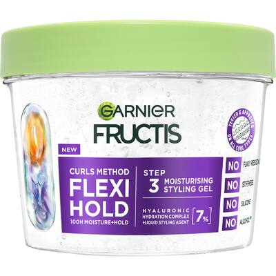garnier fructis moisturising styling gel curls method flexi hold