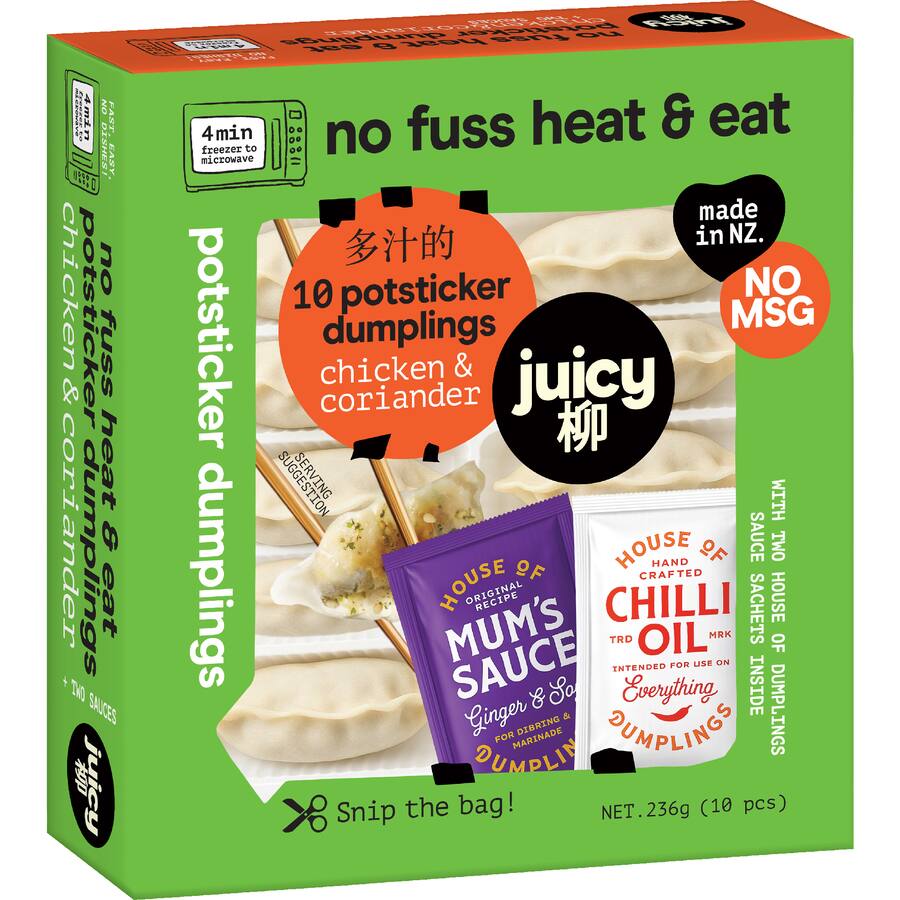 Juicy Heat & Eat Dumplings Chicken & Coriander