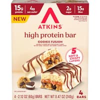 Atkins High Protein Bars Cookie Fusion