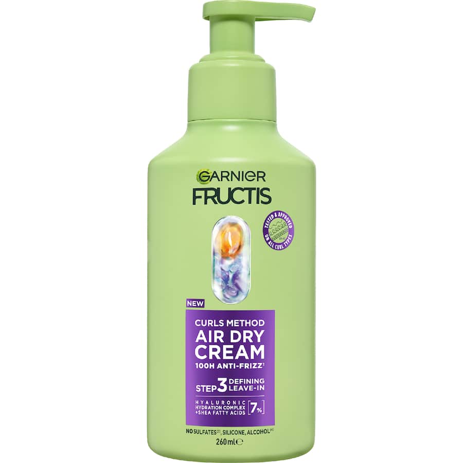 Garnier Fructis Hair Cream Curls Method 100H Anti-Frizz