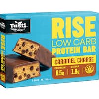 Tasti Rise Caramel Charge Low Carb Protein Bar 160g