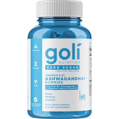 goli nutrition gummies zero sugar ashwagandha
