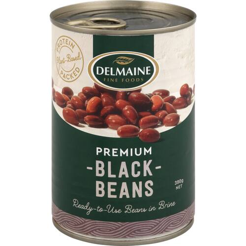 Delmaine Premium Beans Black In Brine