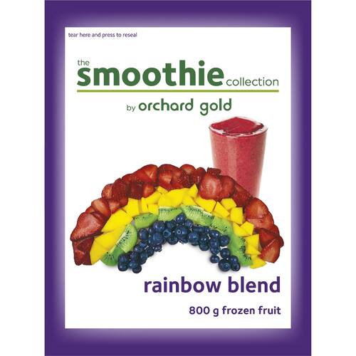 Orchard Gold Frozen Fruit Smoothie Rainbow Blend