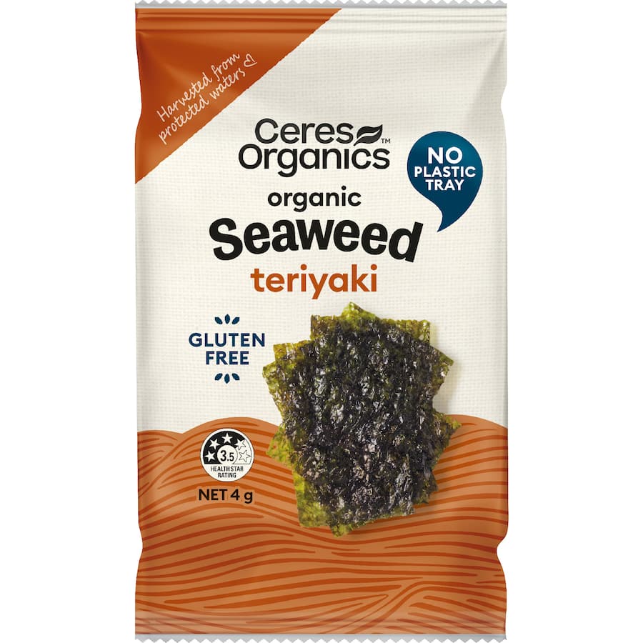 Ceres Organics Seaweed Snack Teriyaki
