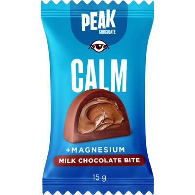peak chocolate milk chocolate bite calm + magnesium