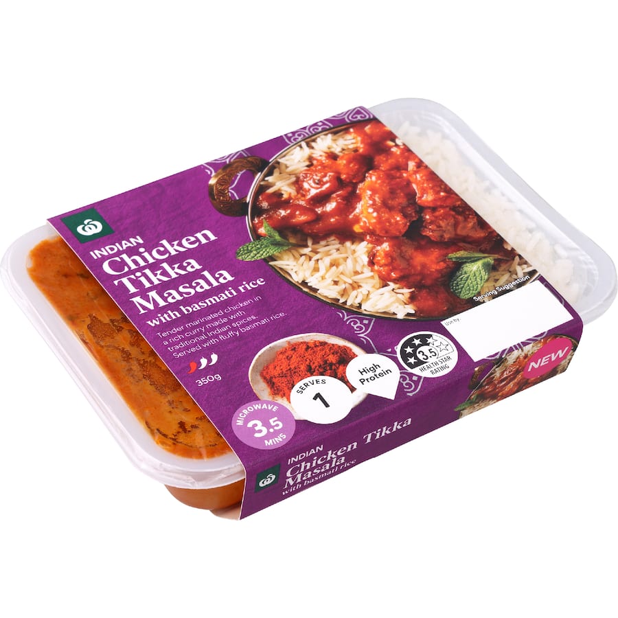 Woolworths Ready Meal Chicken Tikka & Rice