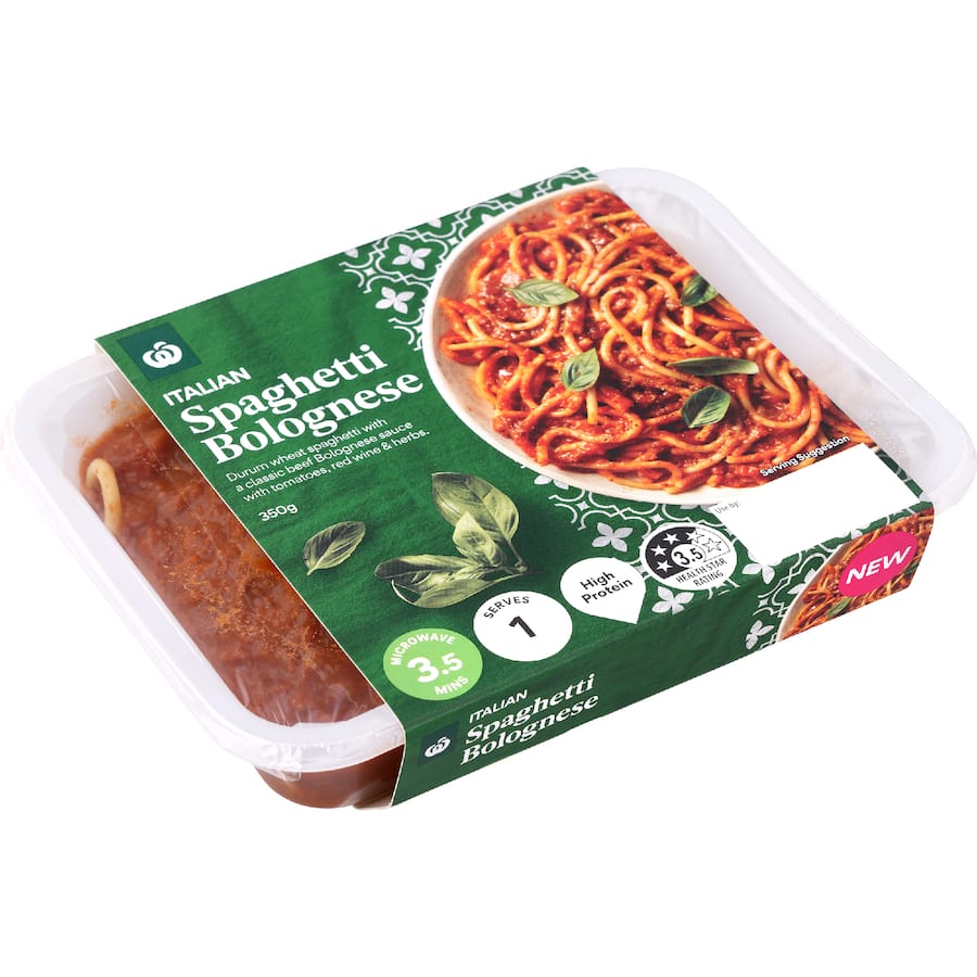 Woolworths Ready Meal Spaghetti Bolognese
