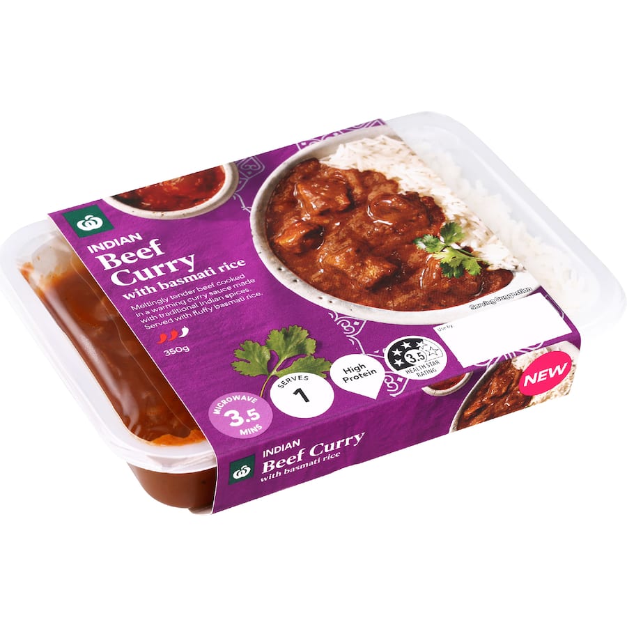 Woolworths Ready Meal Beef Curry