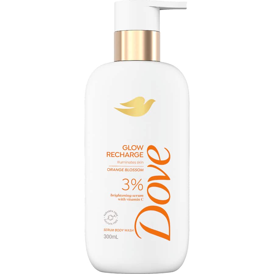 Dove Serum Body Wash Glow Recharge, Orange Blossom