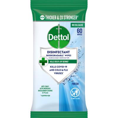 dettol disinfectant wipes fresh