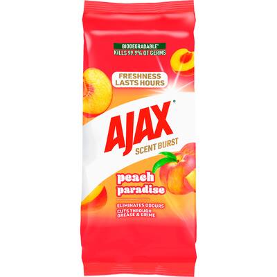 ajax cleaning wipes peach
