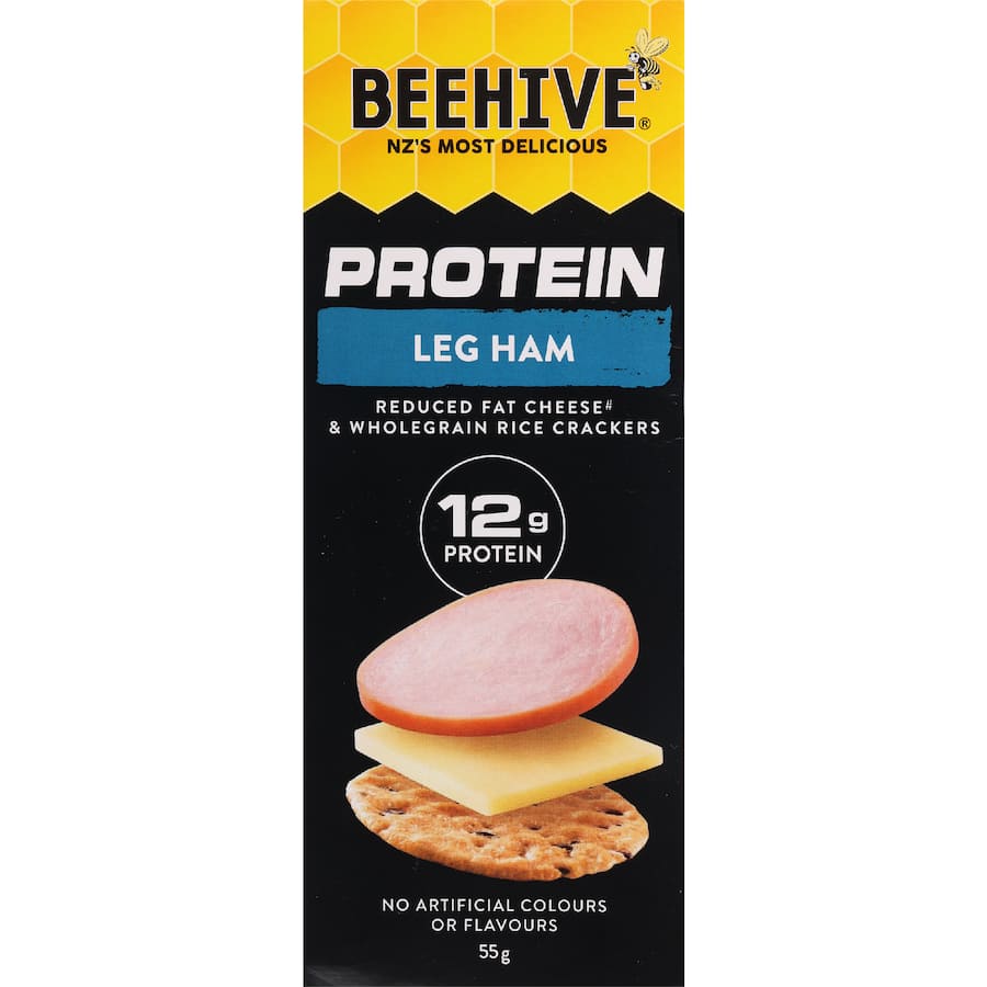 Beehive Stackers Leg Ham Cheddar Cheese & Crackers