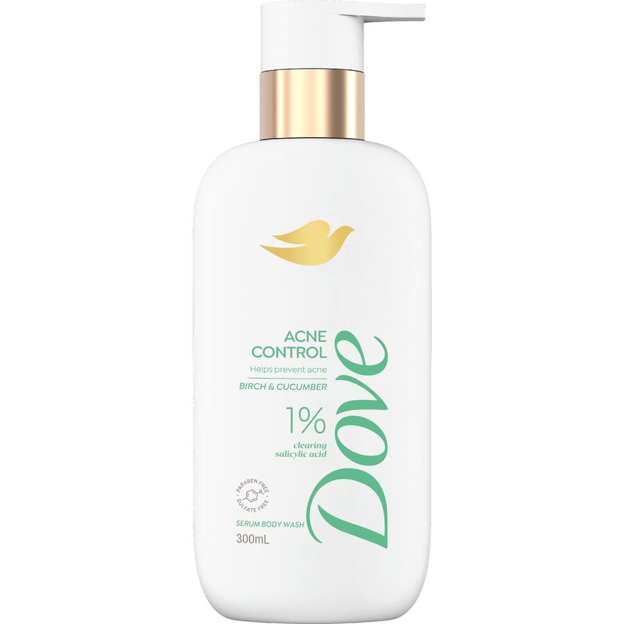Dove Serum Body Wash Acne Control, Birch & Cucumber