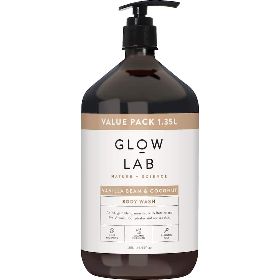 Glow Lab Body Wash Vanilla Bean & Coconut
