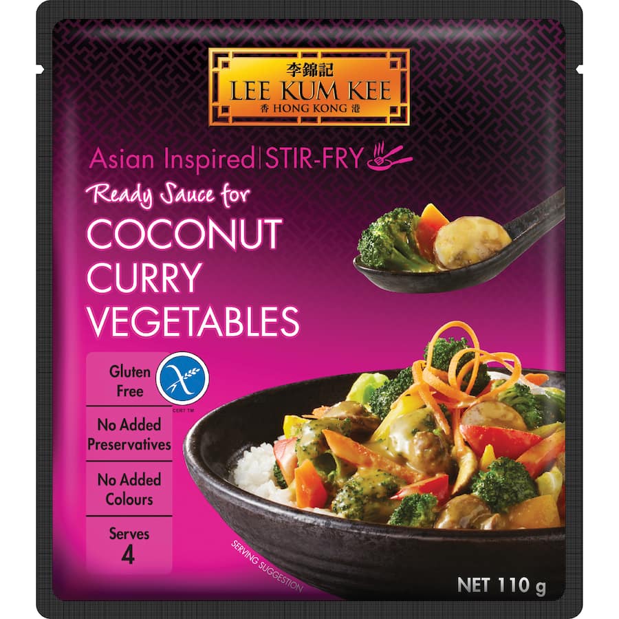Lee Kum Kee Ready Sauce Coconut Curry Vegetables
