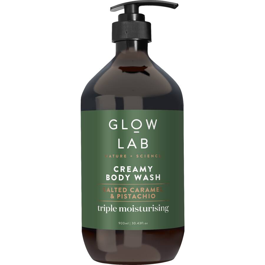 Glow Lab Moisturising Body Wash Salted Caramel & Pistachio