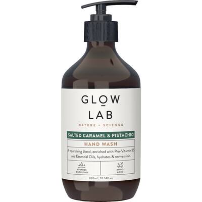 glow lab hand wash salted caramel & pistachio