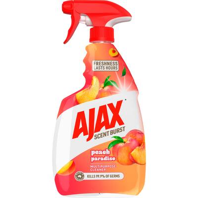 ajax scent burst cleaning spray peach paradise