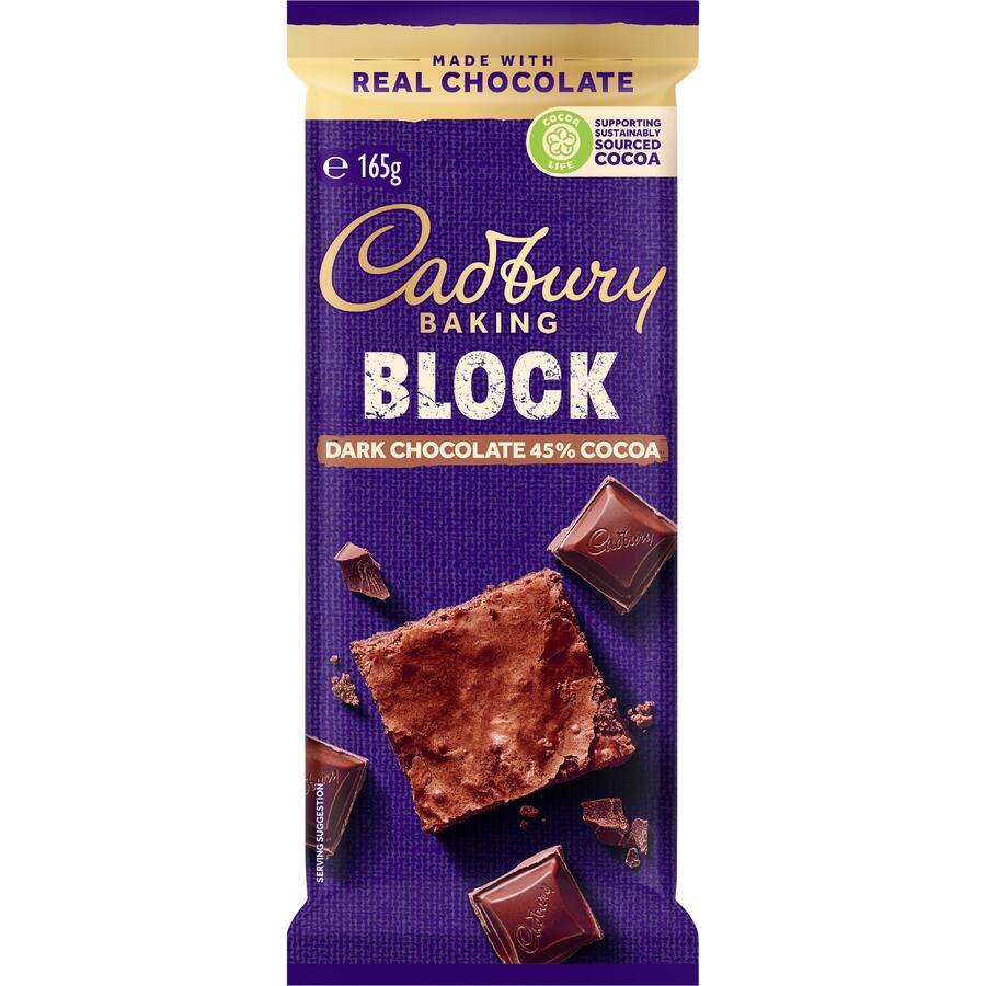 Cadbury Baking Chocolate Dark Block
