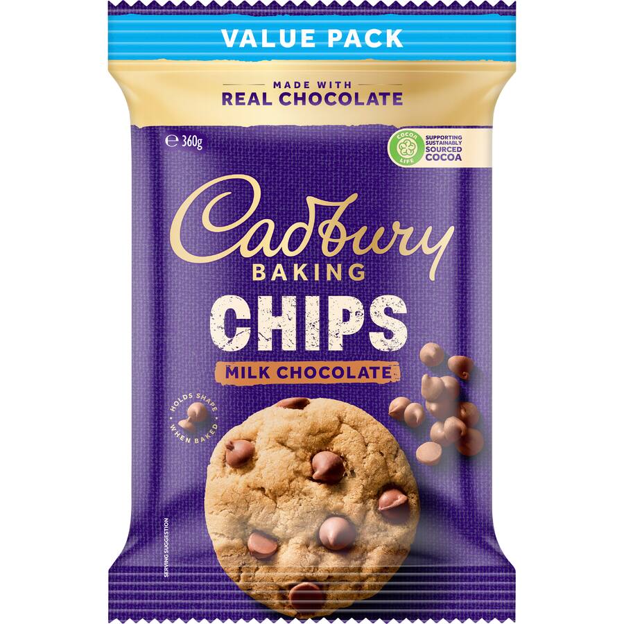 Cadbury Baking Chips Milk Chocolate