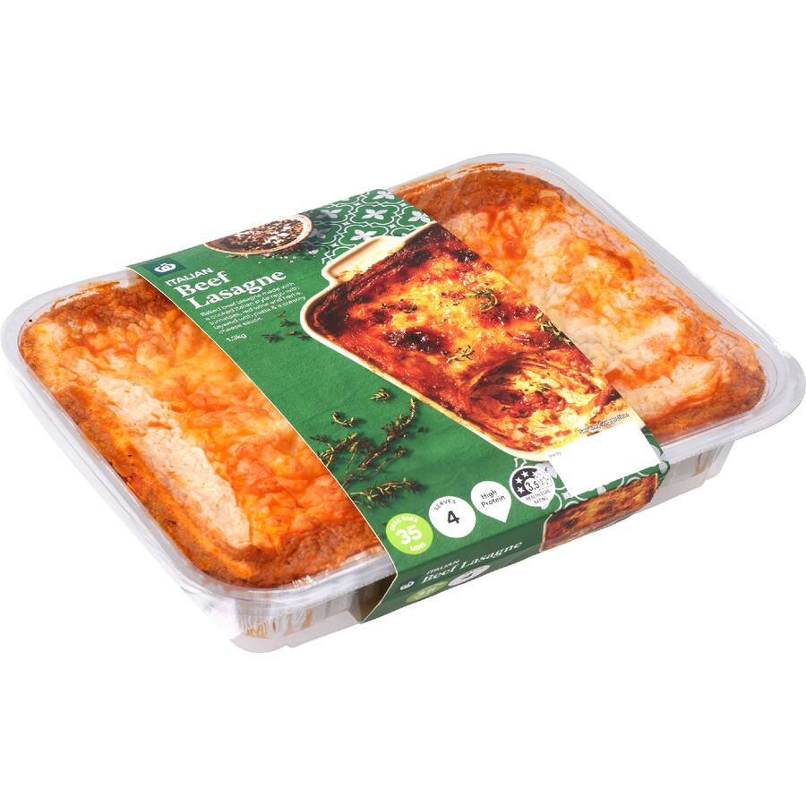 Woolworths Ready Meal Italian Beef Lasagne