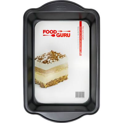 food guru cake pan non stick oblong