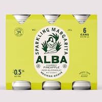 alba margarita charred pineapple non alcoholic Cans