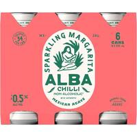 alba margarita chilli non alcoholic Cans