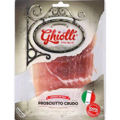 ghiotti prosciutto crudo sliced