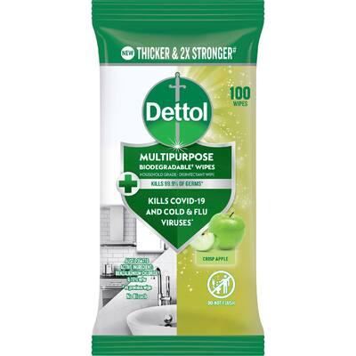 dettol disinfectant wipes crisp apple