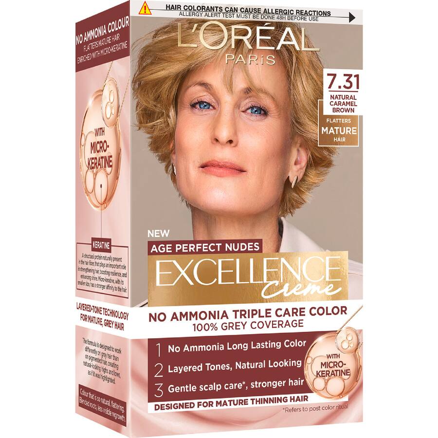 Loreal Excellence Crème Hair Colour Natural Caramel Brown