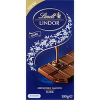 Lindt Chocolate Block Lindor Dark (100g)
