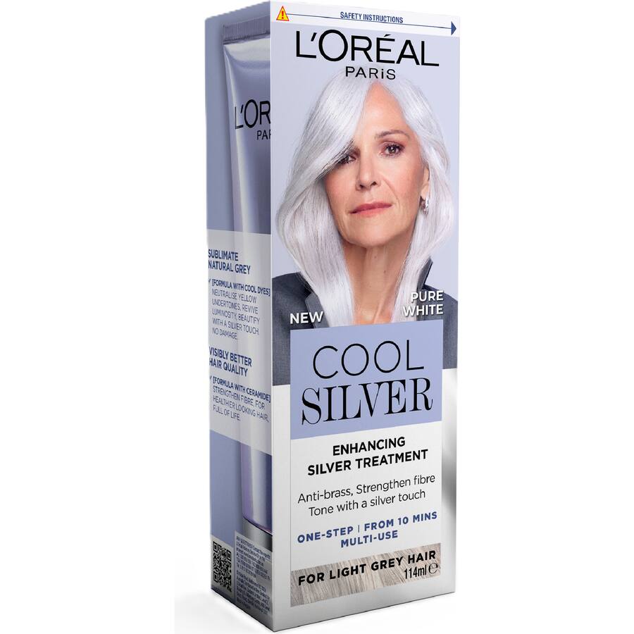 L'oreal Paris Cool Silver Hair Treatment Pure White