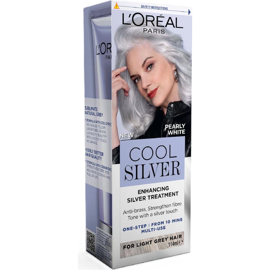 L'oreal Paris Cool Silver Hair Treatment Pearly White