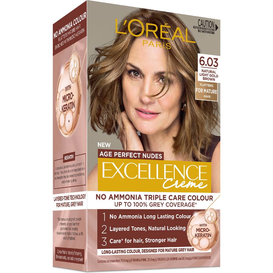 Loreal Excellence Crème Hair Colour Natural Light Gold Brown
