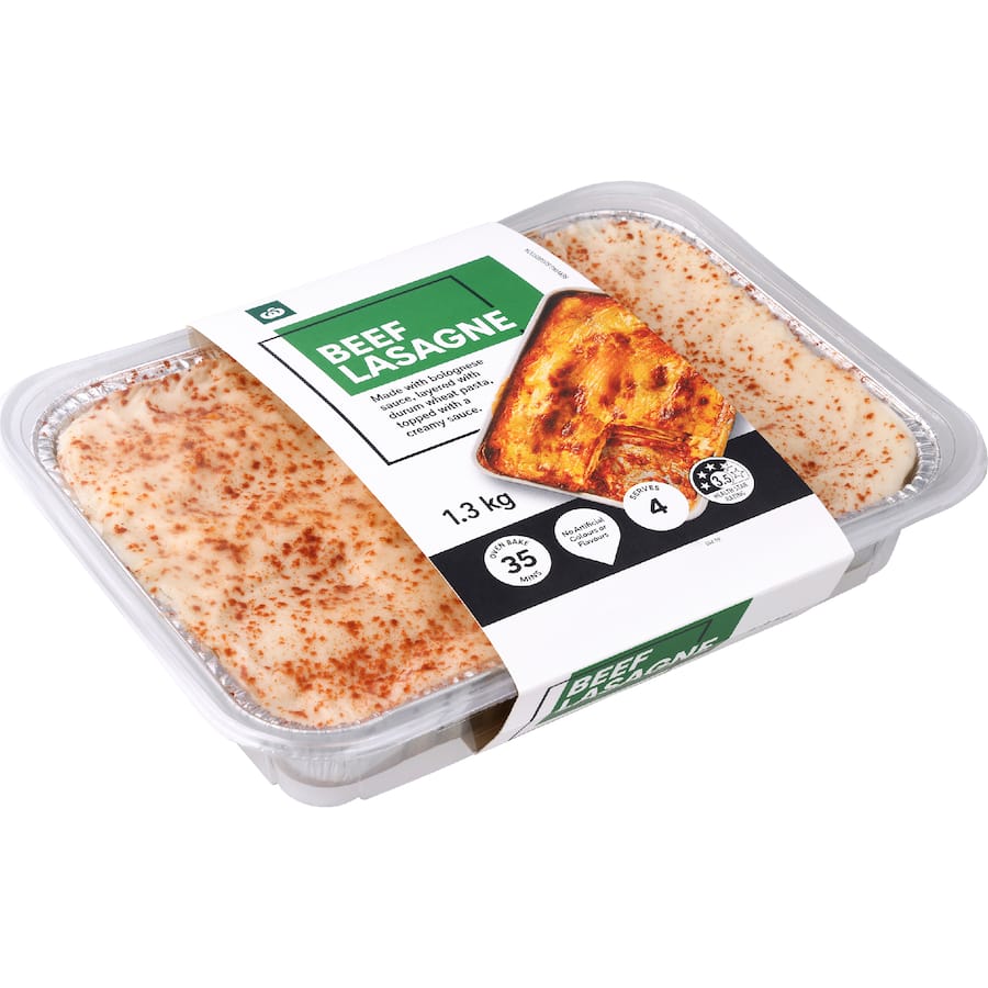 Woolworths Ready Meal Beef Lasagne