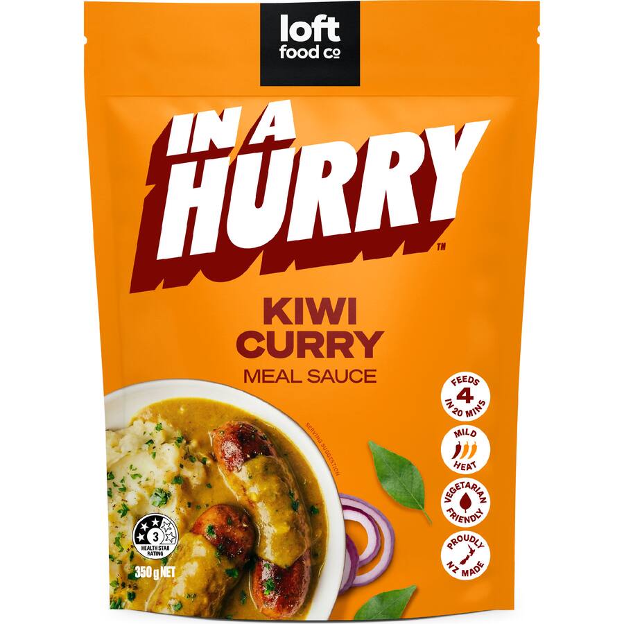 In A Hurry Meal Sauce Kiwi Curry