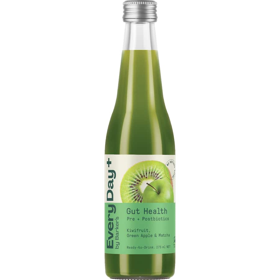 Barker's Drinks Gut Health Kiwi Apple Matcha